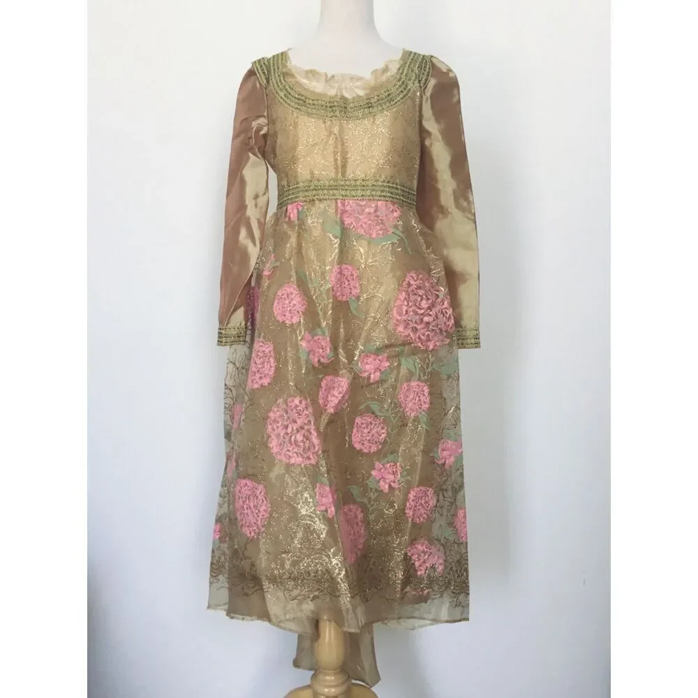 NEW Disney Girls 7/8 Maleficent Aurora Costume - Picture 2 of 5